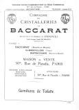 Baccarat 1916 - Garnitures de Toilette