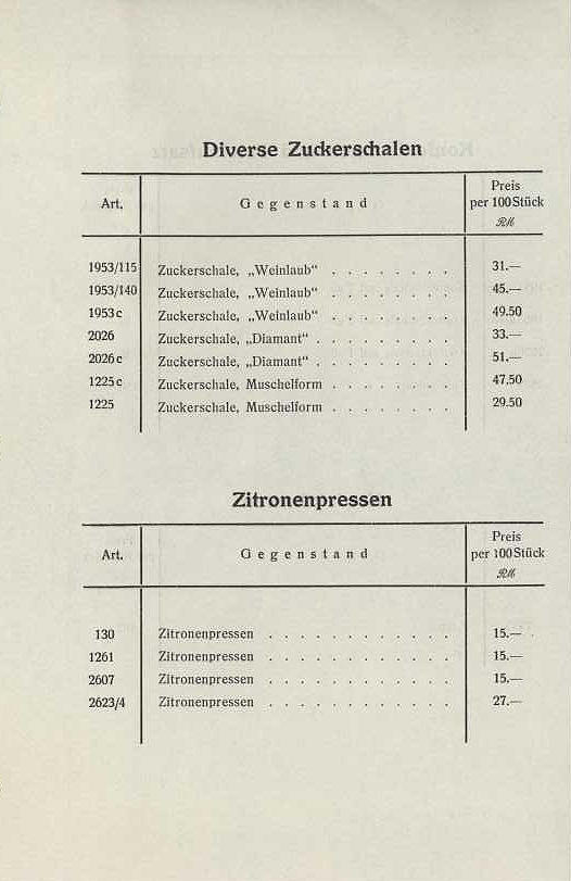 53 - Zuckerschalen