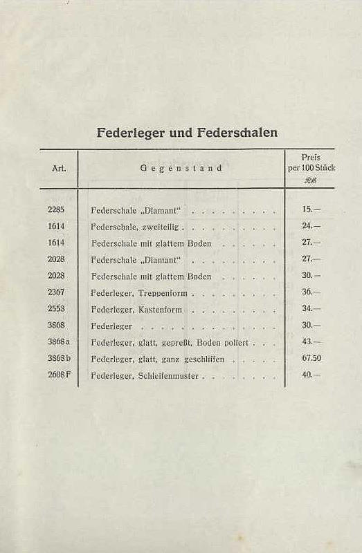 65 - Federschalen