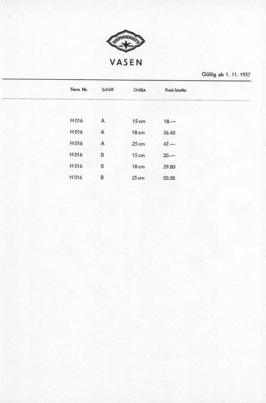 105 - Preise Tafel 50