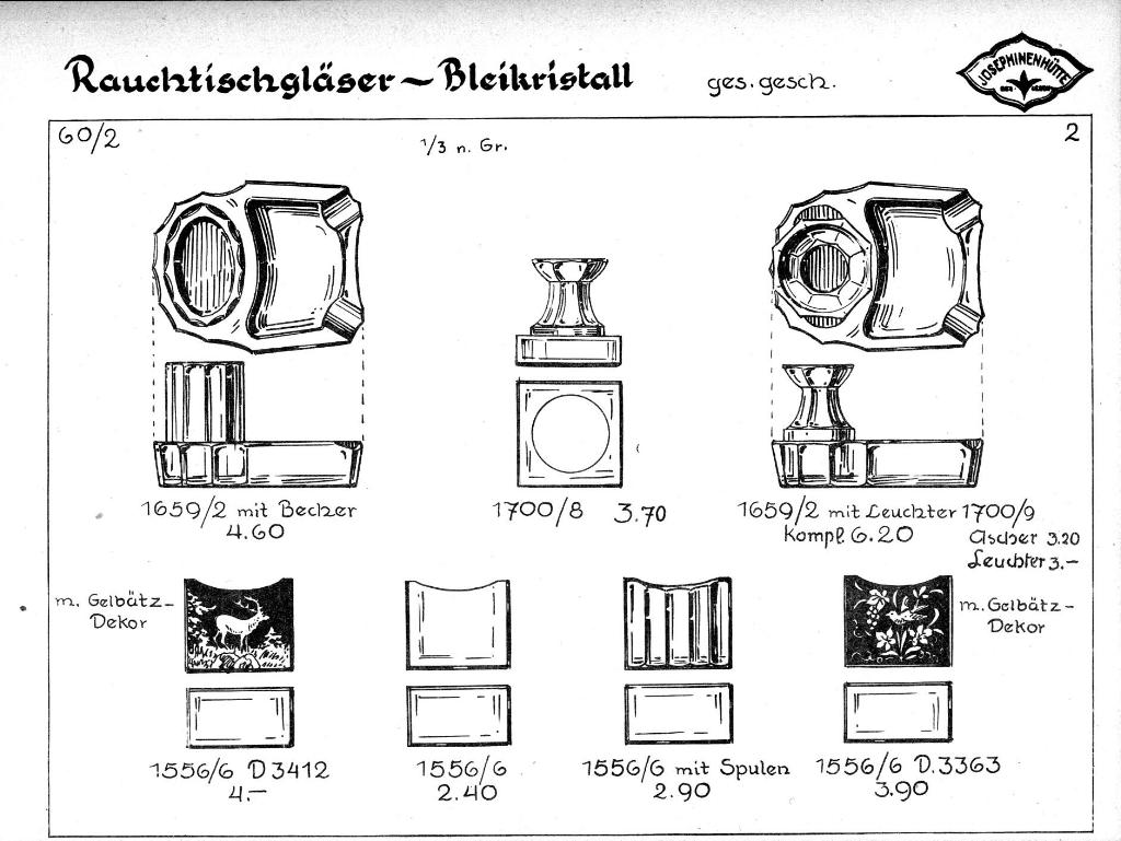 161 - Rauchtischgläser 1