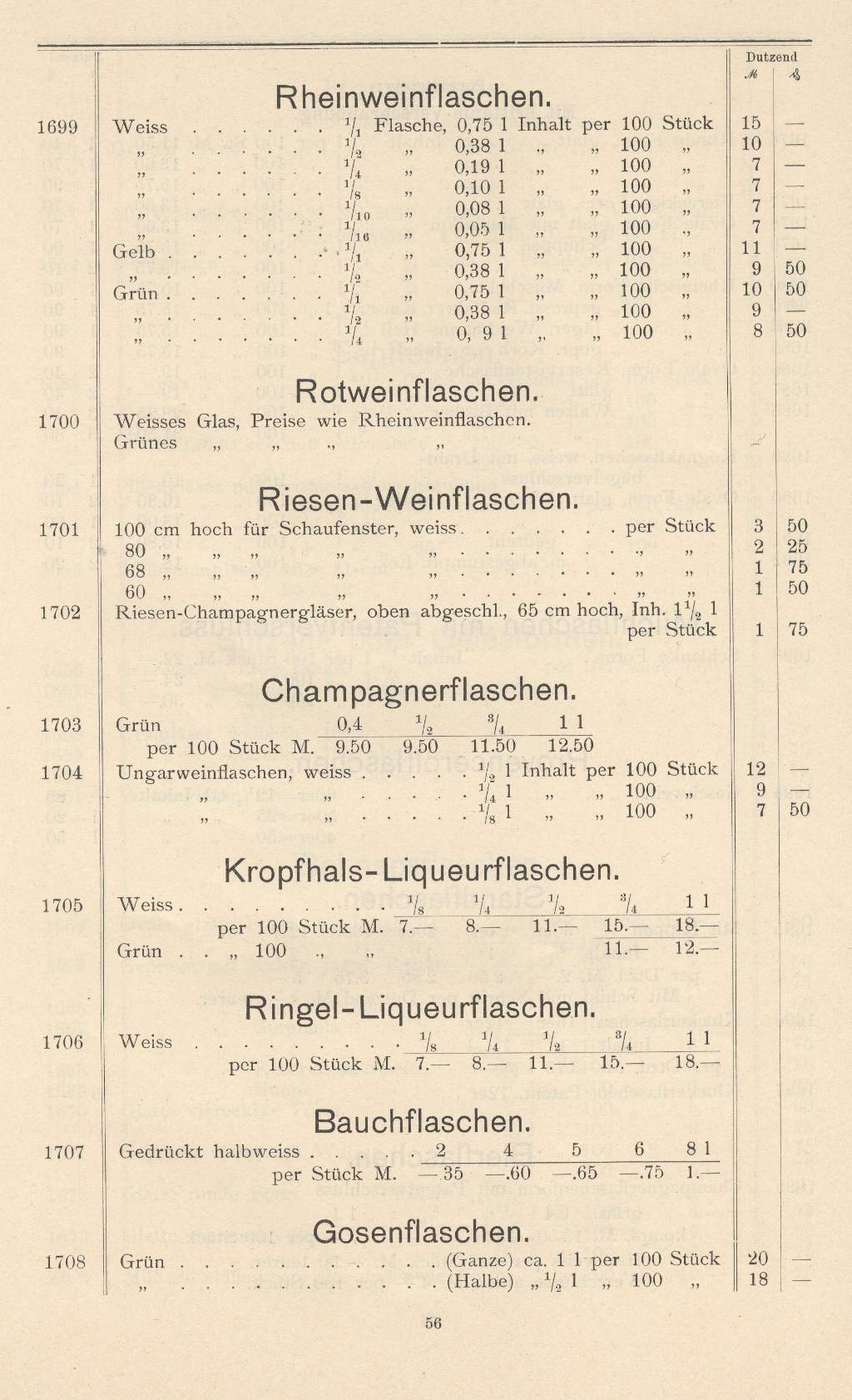 Preisliste Seite 56