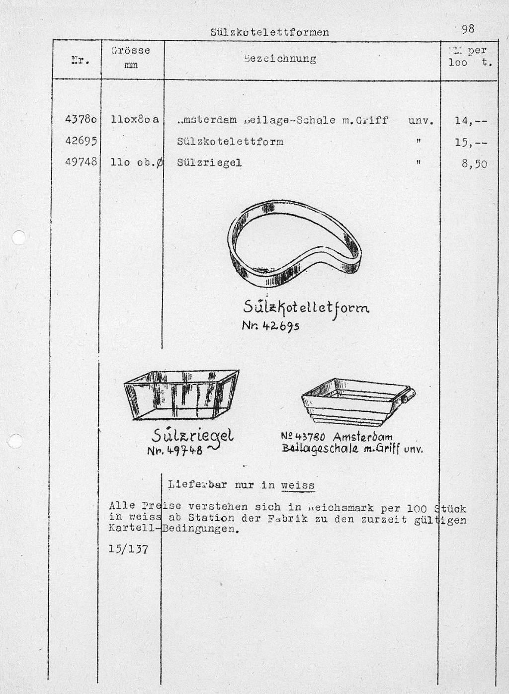 203 - Kotelettformen