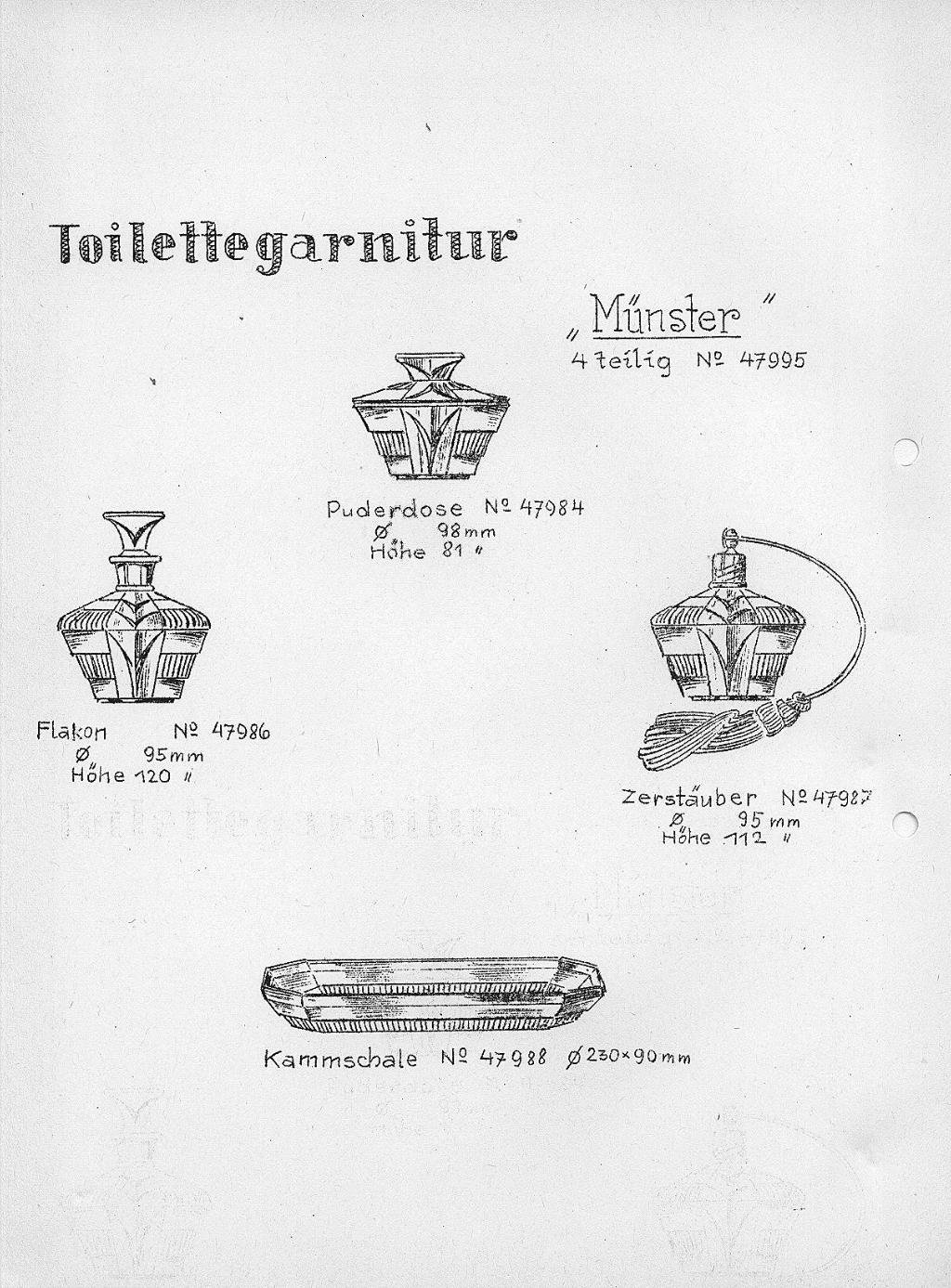 242 - Toilettegarnitur MÜNSTER 1