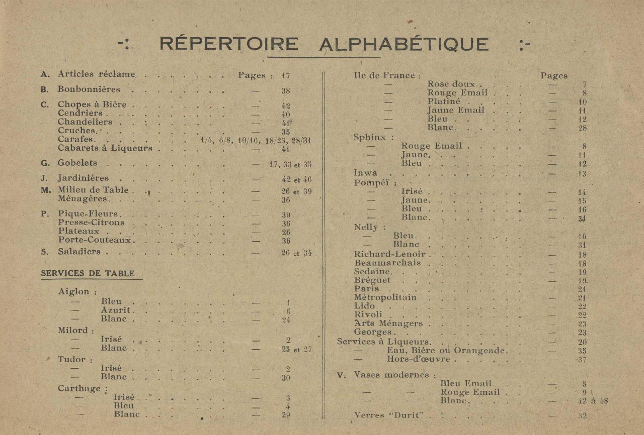 Répertoire 1