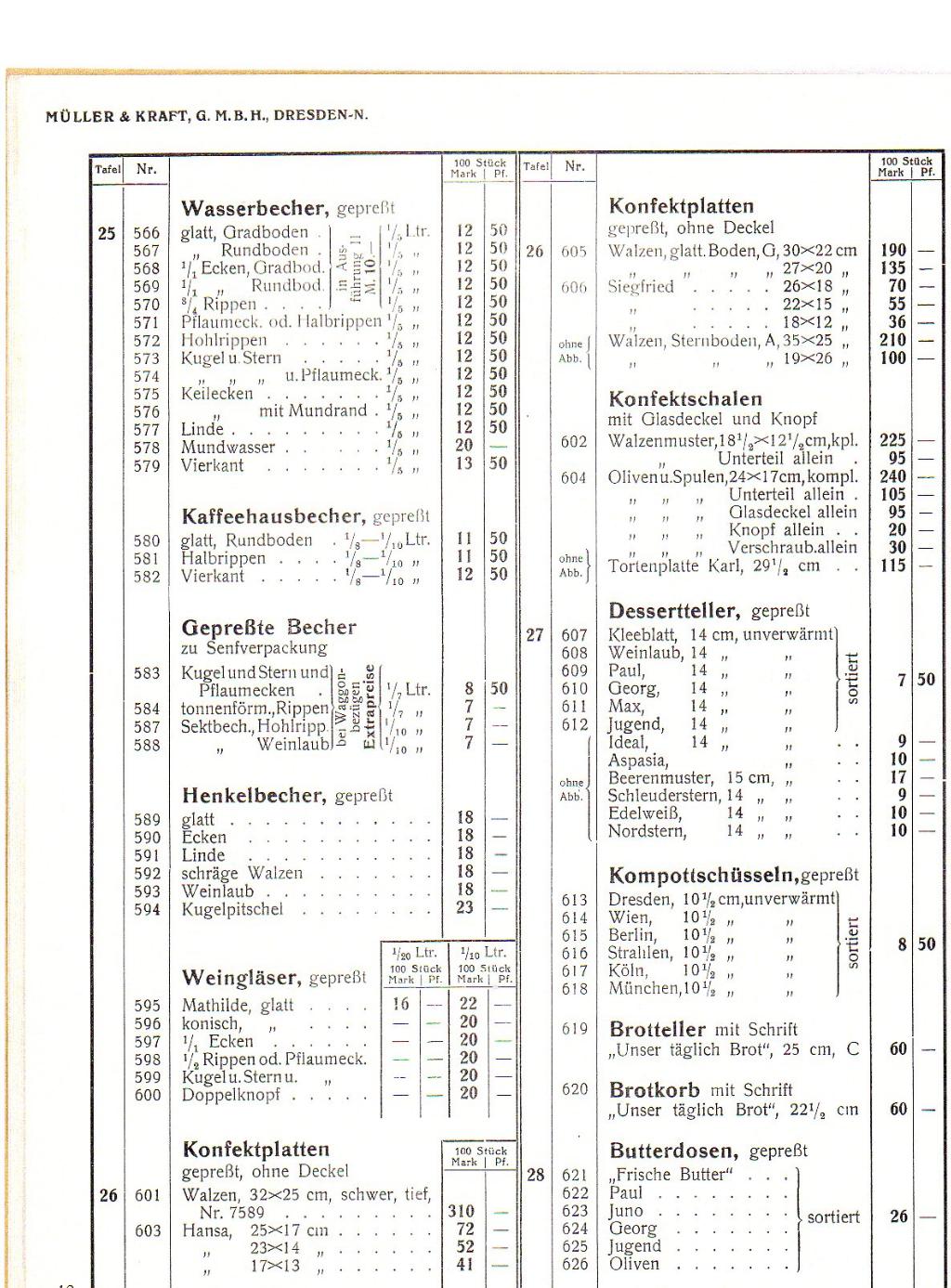 Preisliste 18