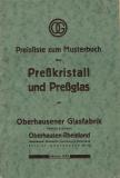 OG Pressglas Preisliste 1933