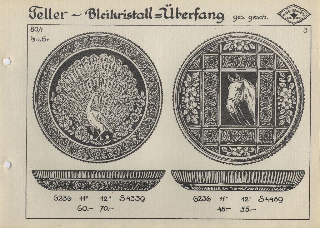 Überfang-Teller