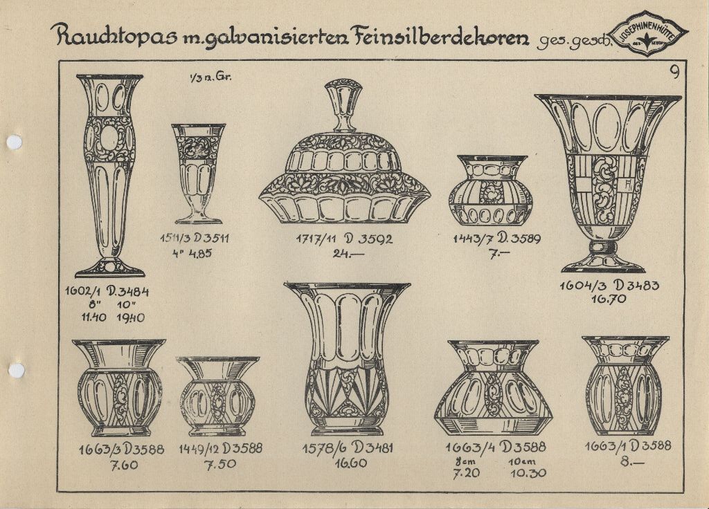 Rauchtopas mit - galvanisierten Feinsilberdekoren