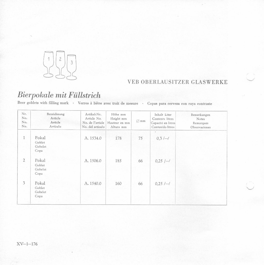 220 - Bierpokale mit Füllstrich