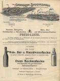 Stoevesandt 1910 Preisliste Flaschen 