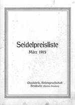 "Brockwitz 1915 Bierseidel"
