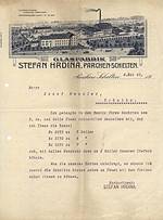 "Glasfabrik Hrdina 1910"