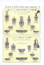 "Baccarat 1916<br>Garnitures de Toilette"