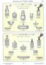 "Baccarat 1916<br>Garnitures de Toilette"