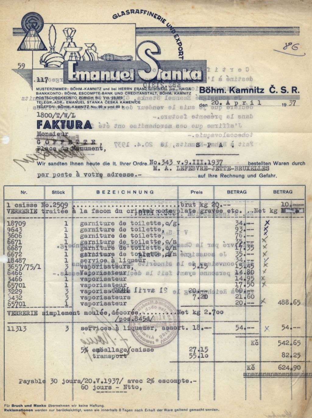 "Emanuel Stanka 1937 (front)"