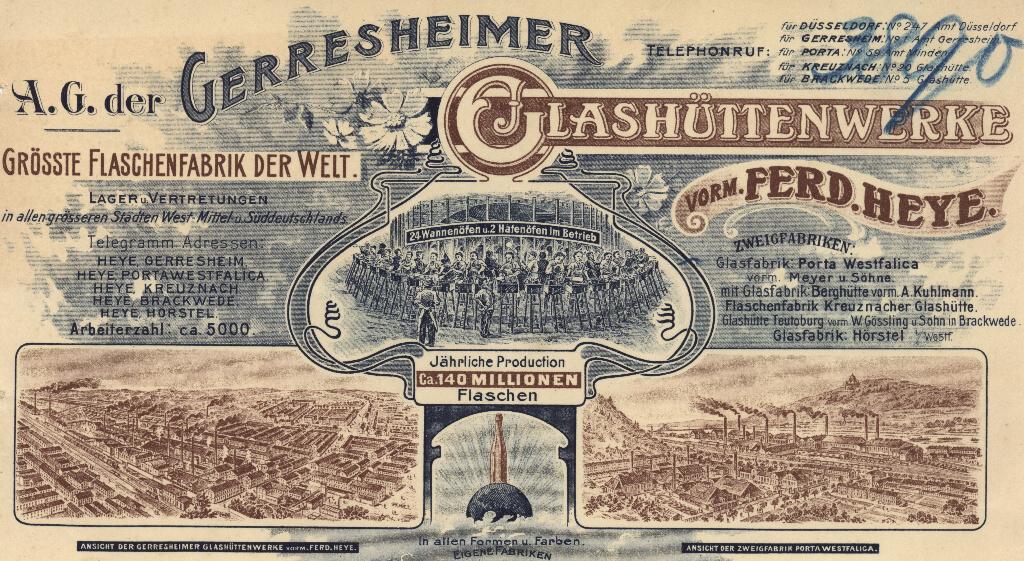 "Gerresheimer Ausschnitt 1904"