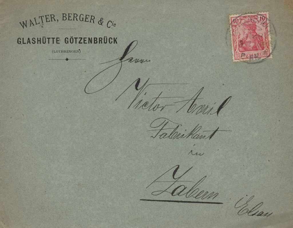 "Walter, Berger & Co. 1906"