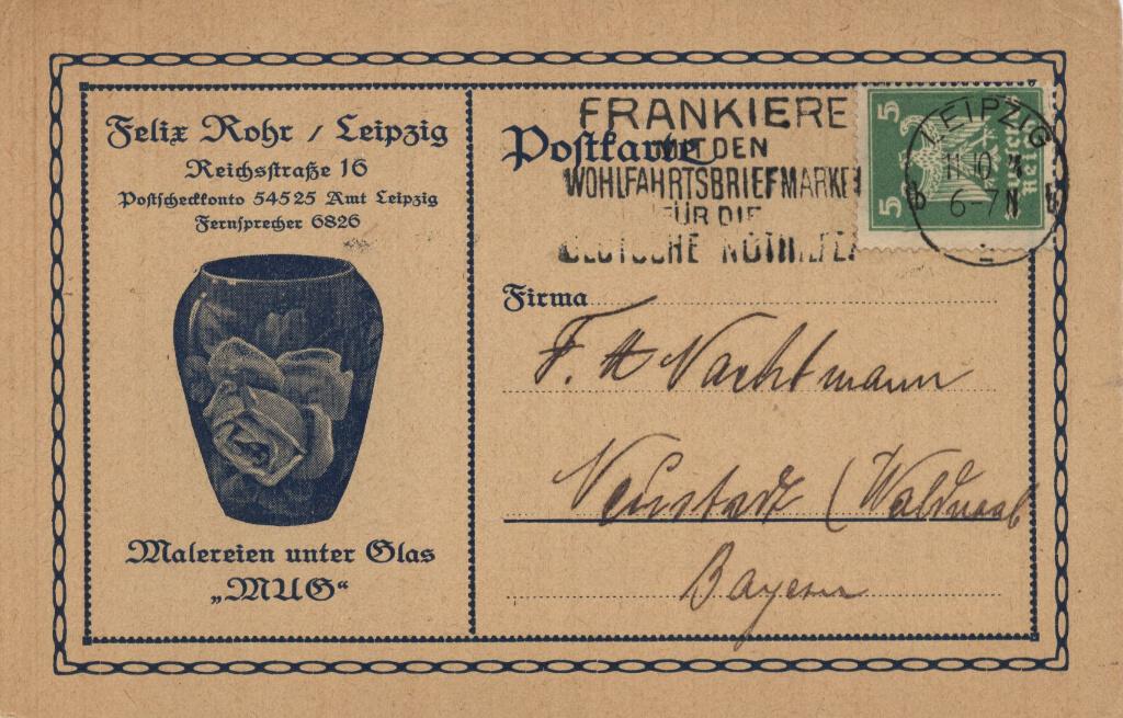 "MUG Felix Rohr 1924"